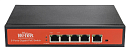 Коммутатор Wi-Tek Неуправляемый 4 PoE порта 1000Base-T + 1 1000Base-TPoE IEEE 802.3at/af до 30Вт на портрежим VLAN на основе портавнутренний блок пита