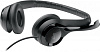 Наушники с микрофоном Logitech H390 черный 1.9м накладные USB оголовье (981-000803)