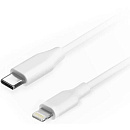 Filum Кабель USB 2.0, 1 м., белый, 3 А, разъемы: USB Type С male - Lightning male, пакет. [FL-C-U2-CM-LM-1M-W] (894185)