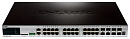 Коммутатор D-LINK PROJ Managed L3 Stackable Switch 48x1000Base-T, 4x10GBase-X SFP+, Surge 6KV, CLI, 100Base-T Management, RJ45 Console, RPS, Alarm relay, SD Card