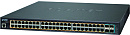 Коммутатор PLANET Technology Corporation PLANET L2+/L4 48-Port 10/100/1000T 802.3at PoE + 4-Port 10G SFP+ Managed Switch, with Hardware Layer3 IPv4/IPv6 Static Routing (600W PoE