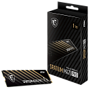 Твердотельный накопитель SSD MSI M.2 2280 1TB SPATIUM M470 PRO Client SSD S78-440L0J0-P83, PCIe Gen4x4 with NVMe