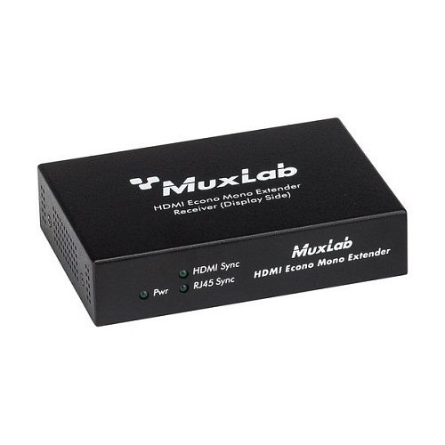 Приемник [500451-RX] MuxLab 500451-RX HDBT / HDMI, управление IR, UHD-4K до 70м,питание 220