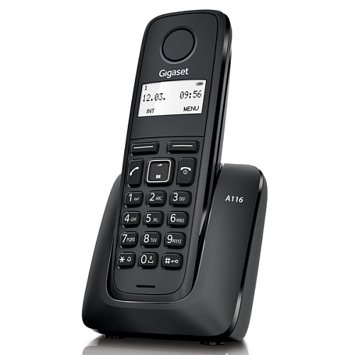 Телефонный аппарат GIGASET A116 RUS BLACK SYS