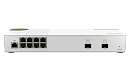 Коммутатор управляемый с 8 портами 2,5 Гбит/с RJ-45 и 2 портами 10 Гбит/с SFP+, пропускная способность до 80 Гбит/с