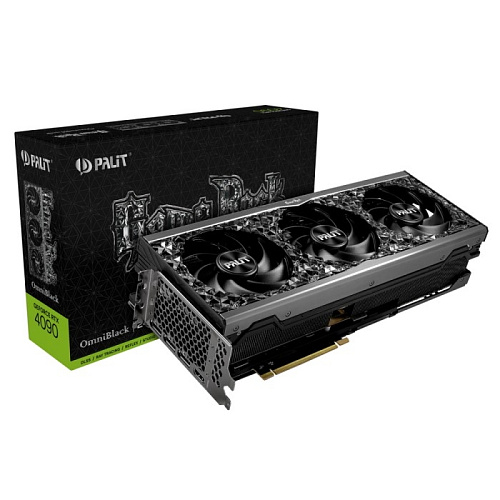 Видеокарта PALIT RTX4090 GAMEROCK OMNIBLACK 24G (NED4090019SB-1020Q)