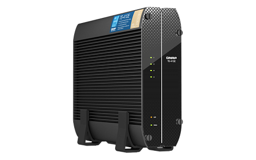 Система хранения данных QNAP SMB QC 2.0 GHzCPU/8gb/4 bay 2.5 SSD/2x2.5GbE/1xHDMI/4xUSB 3.2 Gen 2/iSCSI/1xPS/3YW TS-410E-8G-EU-QL