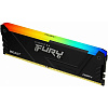 Оперативная память KINGSTON Память оперативная/ 64GB 2666MT/c DDR4 CL16 DIMM (Kit of 4) FURY Beast RGB