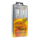 Cablexpert Кабель USB 2.0 CC-G-USBC01R-1M AM/Type-C, серия Gold, длина 1м, красный, блистер