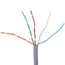 PROconnect (01-0052-50) Кабель U/UTP, CAT 5e, PVC, 4x2x0,48мм, внутренний, серый, 50м