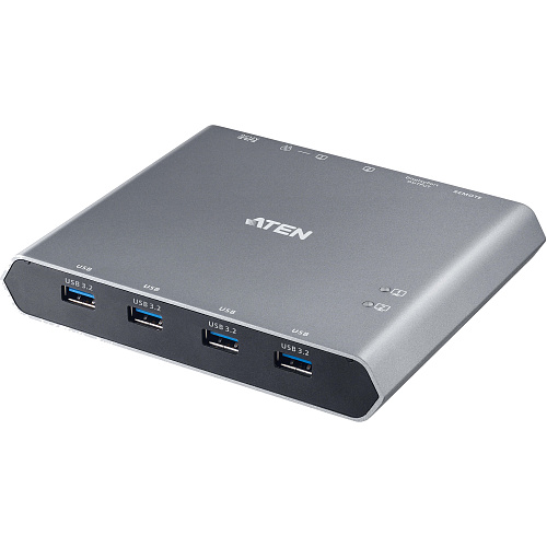 Коммутатор ATEN 2-Port 4K DisplayPort USB-C KVM док станция/ 2-Port 4K DisplayPort USB-C KVM Dock Switch with Power Pass-Through