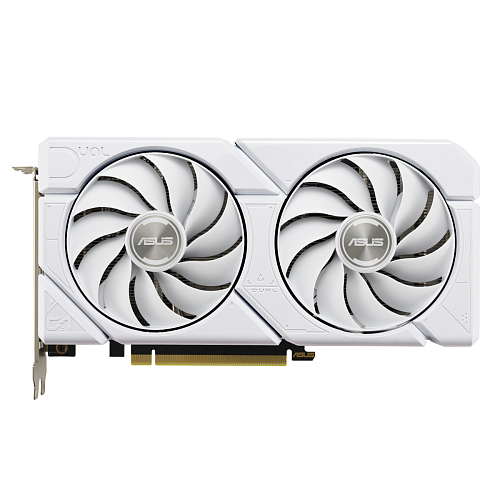 Видеокарта/ VGA ASUS NVIDIA GeForce DUAL-RTX4060-O8G-EVO-WHITE 8GB, GDDR6/128-bit, PCIe 4.0, 1xHDMI 2.1a, 3xDP, 2.5-slot 90YV0JCB-M0NA00