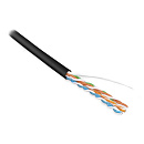 Hyperline UUTP4-C5E-S24-IN-LSZH-BK-100
Кабель витая пара, неэкран. U/UTP, категория 5e, 4 пары (24 AWG), одножильный (solid), LSZH, нг(А)-HF, -20°C –