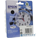 EPSON C13T27114020/4022 Singlepack Black 27XL DURABrite Ultra Ink for WF7110/7610/7620, 1100 стр, (cons ink)