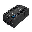 Источник бесперебойного питания (ИБП) CyberPower Bad Pack Line-Interactive CyberPower BR700ELCD 700VA/420W USB/RJ11/45/USB charger A (4+4 EURO) bp