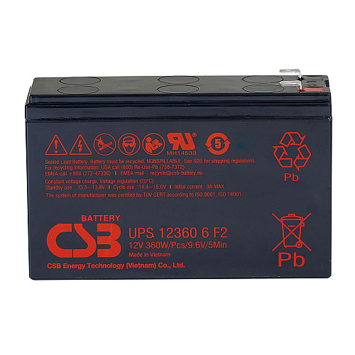 Аккумулятор CSB UPS123606 F2