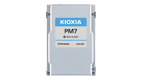 Накопитель KIOXIA Europe GmbH. Серверный твердотельный накопитель/ KIOXIA SSD PM7-R, 3840GB, 2.5" 15mm, SAS 24G, TLC, R/W 4200/3650 MB/s, IOPs 720K/155K, TBW 7008, DWPD 1 (12 мес.)