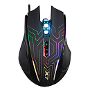 Мышь A4Tech X87 черный оптическая (2400dpi) USB (8but)