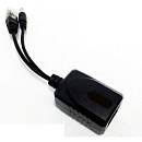 ORIENT POE-655R 48V, PoE сплиттер (приемник) питания по витой паре, вход: RJ45 PoE 48V тип B (4/5+,7/8-), выход: DC 12V, 1.5A + RJ45 LAN 10/100, совм