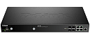 Коммутатор D-Link PROJ WLAN Controller, 4xCombo 1000Base-T/SFP, 2xUSB ports, RJ45 Console, 64/256 Unified APs management ability