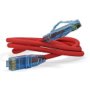 Кабель Hyperline PC-LPM-UTP-RJ45-RJ45-C6-2M-LSZH-RD Патч-корд U/UTP, Cat.6 (100% Fluke Component Tested), LSZH, 2 м, красный