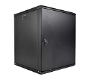 шкаф ЦМО Шкаф телекоммуникационный настенный разборный ЭКОНОМ 18U (600 350) дверь металл, цвет черный