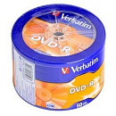 Verbatim Диски DVD-R 4.7Gb 16-х, 50шт. Shrink (43731)