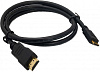 Кабель-переходник аудио-видео Premier 5-845 mini-HDMI (m)/HDMI (m) 2м. позолоч.конт. черный (5-845 2.0)