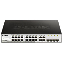 Коммутатор D-Link DGS-1210-16/G2A Настраиваемый L2 коммутатор с 16 портами 10/100/1000Base-T и 4 комбо-портами 100/1000Base-T/SFP