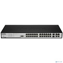 D-Link DES-3028_RFB/A1 Восстановленный в производственных условиях управляемый L2 коммутатор с 24 портами 10/100Base-TX, 2 портами 1000BASE-T и 2 комб