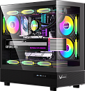 корпус Formula V Line Crystal Z8 Black, ATX, Left side Tempered Glass, Dual Front Panel with Tempered Glass & Mesh, TYPE-C*1, USB3.0*2
