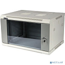 Шкаф настенный LANMASTER серии Pro, 6U 600x600, стеклянная дверь (TWT-CBWPG-6U-6x6-GY)