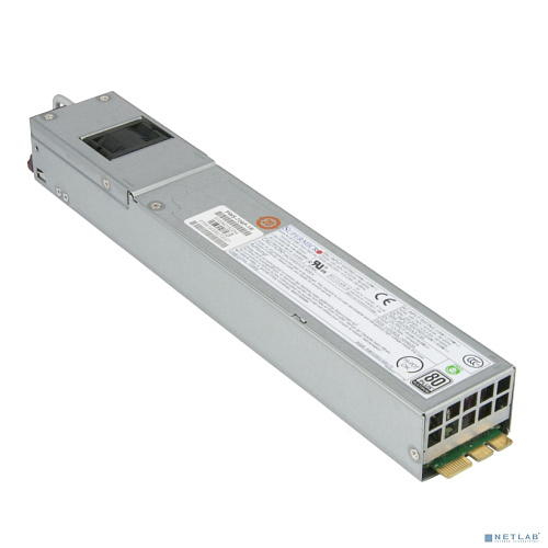 Supermicro PWS-706P-1R Сервер.блок питания 700/750W Single Output Power Supply Platinum level, 54.5m