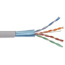 ITK LC1-C6A04-121 Кабель связи витая пара U/UTP, кат.6A 4 x 2 x 23AWG solid, LSZH, 305м, серый
