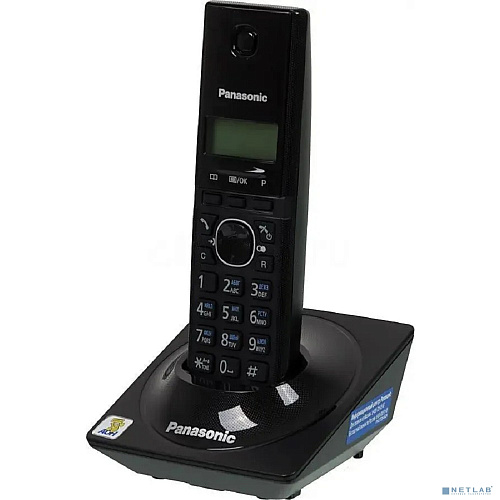 Panasonic KX-TG1711RUB (черный) {АОН, Caller ID,12 мелодий звонка,подсветка дисплея,поиск трубки}