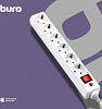 Сетевой фильтр Buro 600SH-16-1.8-W 1.8м (6 розеток) белый (коробка)