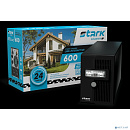 STARK SC 600 ИБП 600 ВА/360 Вт {Line-Interactive, Напольный, 140-300В, 2 х ЕВРО, Синтезированный синус, БЕЗ АКБ - внешние батареи 1 шт от 40Ач до 200