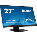 LCD Iiyama 27'' T2754MSC-B1AG {IPS 1920х1080 TOUCH 300cd 178/178 1000:1 4ms D-sub DVI HDMI USB-Hub Height Tilt Speakers Webcam}
