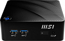 Неттоп MSI Cubi N JSL-048XRU slim Cel N4500 (1.1) 4Gb SSD128Gb UHDG noOS GbitEth WiFi BT 65W черный (9S6-B0A111-063)