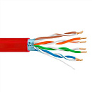 5bites Кабель Express FS5525-305B-LSZH витая пара FTP / SOLID / 5E / 24AWG / COPPER / PVC / LSZH / RED / 305M