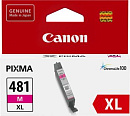 Картридж струйный Canon CLI-481XLM 2045C001 пурпурный (8.3мл) для Canon Pixma TS6140/TS8140TS/TS9140/TR7540/TR8540