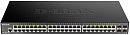 Коммутатор D-Link Управляемый L2 коммутатор, 48x1000Base-T, 4х10GBase-X SFP+, CLI, консольный порт RJ-45