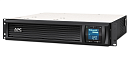 Источник бесперебойного питания APC Smart-UPS C 1000VA/600W, 2U RackMount, 230V, Line-Interactive, LCD, Out: 4xC13, 1 years warranty (замена SMC1000I-