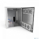 NTSS Шкаф настенный климатический NTSS WT 18U (ШхВхГ) 600x970x350 мм, 4 профиля 19, с обогревом 150W и вентиляцией, IP55, серый RAL 7035 NTSS-WT18U603