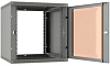 Шкаф коммутационный NT WALLBOX LIGHT 9-66 G (176970) настенный 9U 600x650мм пер.дв.стекл несъемн.бок.пан. направл.под закл.гайки 35кг серый 600мм 23кг