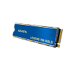 Твердотельный накопитель/ ADATA SSD LEGEND 700 GOLD, 2048GB, M.2(22x80mm), NVMe 1.4, PCIe 3.0 x4, 3D NAND, R/W 2000/1600MB/s, IOPs 130 000/280 000,