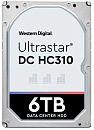 Жесткий диск Western Digital Ultrastar DC HС310 HDD 3.5" SAS 6TB, 7200 rpm, 256MB buffer, 512e, 0B36047, 1 year