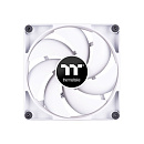 Кулер для компьютерного корпуса, Thermaltake, CT120 PC Cooling Fan White, CL-F151-PL12WT-A, 120мм вентилятор, 500-2000об.мин, 4pin PWM, 57.05CFM, 25.8