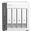 qnap d4 (rev. c) сетевое хранилище без дисков/ channel nas 4 hdd trays.arm 4-core cortex-a55 2.0ghz, ram 4 gb (max), 1x2.5gbe, 1x1gbe, 2xusb 2.0 port,