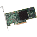 Broadcom/LSI 9341-4I (LSI00419/05-26105-00) (PCI-E 3.0 x8, LP) SGL SAS 12G, RAID 0,1,10,5, 4port (1*intSFF8643), Каб.отдельно (аналог LSI00199/L5-2509